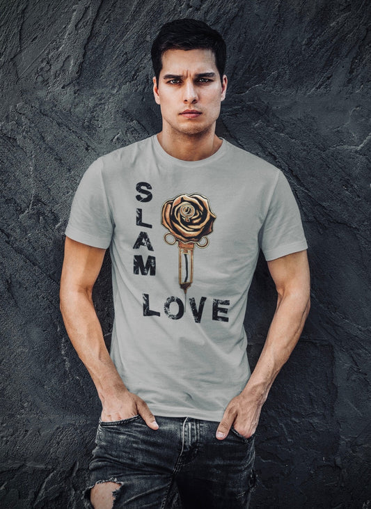 Slam Love - Gold Rose - Short Sleeve Unisex Tees