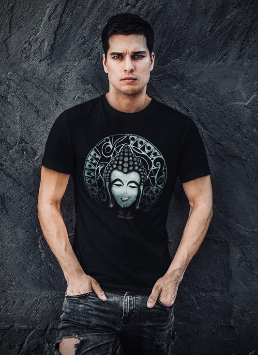 Buddha (Noir) - Unisex Short Sleeve - Black Heather Tee