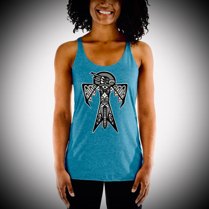 Thunderbird (Noir) - Women's Racerback Tanks